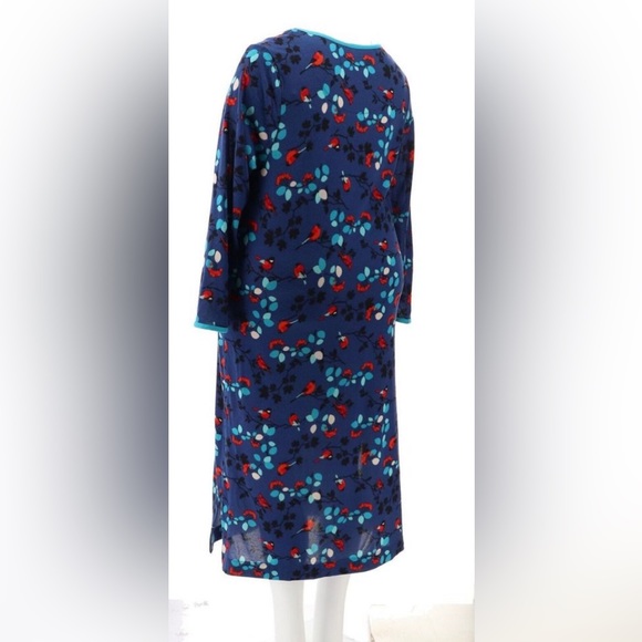 maxi nightgown kangaroo pocket L/S NWOT comfort code by cuddlduds - Picture 3 of 8